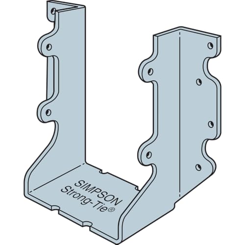 Simpson Strong-Tie U36 Face-Mount Joist Hanger - 2-9/16 in. (W) x 3-3/8 in. (H), for 3x6 Base, Load Rated, Durable Zinc Galvanized 16-Gauge Steel Construction (Pack of 50)