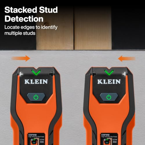 Klein Tools ESF050 Edge-to-Edge Stud Finder with LED Indicators - size: Edge-to-Edge