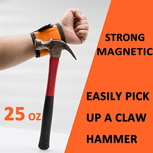 Magnetic wristband 13 inch tool bag set gifts for men for holding screws and hand tools power tools storage woodworking electrician construction