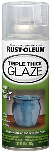 Rust-Oleum 264985-2PK Specialty Clear Triple Thick Spray, 12 oz, Clear, 2 Pack - size: 12 Ounce (Pack of 2)