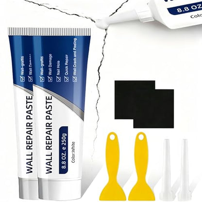 2PCS Drywall Repair Kit, Multi-Functional Quick-Drying Wall Mending Agent