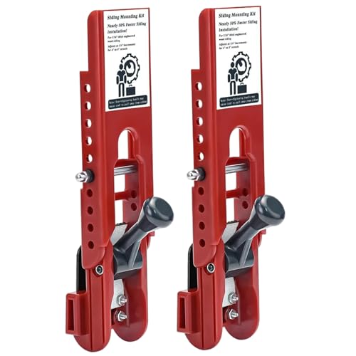 2Pcs Siding Tools, Adjustable Siding Installation Tools for 5/16 Inch Fiber Cement Boards, Lap Tool Gauge Mounting Kit Installation
