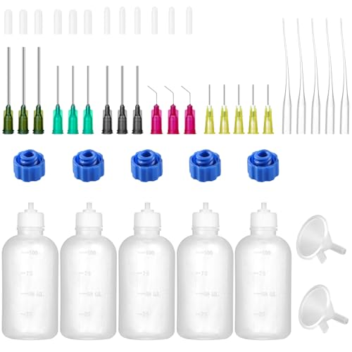 100ml Glue Precision Tip Applicator Bottle,Needle Tip Squeeze Bottle - size: 100ml