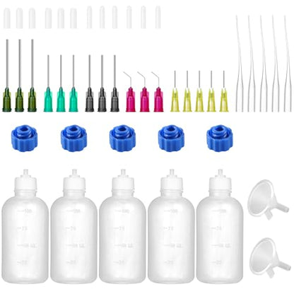 100ml Glue Precision Tip Applicator Bottle,Needle Tip Squeeze Bottle - size: 100ml