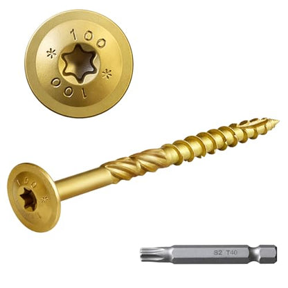 FMhotu Lag Screws, 5/16" x 4" Structural Screws - size: 5/16" x 4"