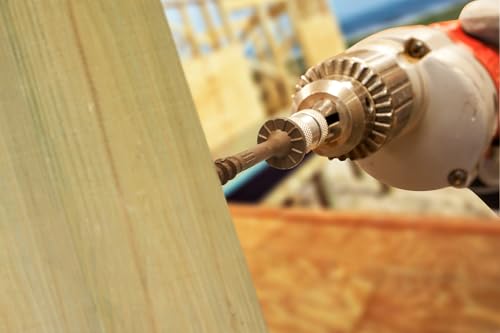 Simpson Strong-Tie SDWS22800DBMB Strong-Drive SDWS Timber Screws (Exterior Grade), 0.220 Inch x 8 Inch, Double-Barrier Coated, Washer Head, Sawtooth Point, Tan (Pack of 250)
