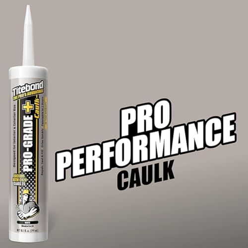 Titebond Pro-Grade Plus Caulk, Slate Gray 10.1 Oz (12 Pack) – 8441