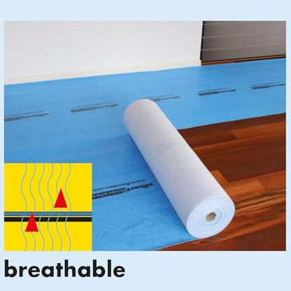 Albert Floorotex Blue All Purpose Temporary Floor Protection - 560 sqft (40" x 168') Roll - size: 560sq/ft