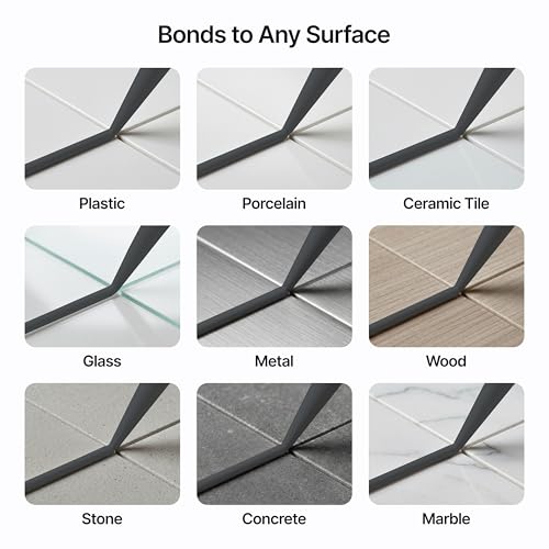 Hemway Construction Anthracite Gray Sealant & Adhesive - 300ml 1 Pack - color: Anthracite Gray