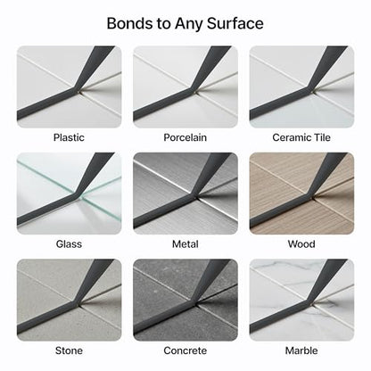 Hemway Construction Anthracite Gray Sealant & Adhesive - 300ml 1 Pack - color: Anthracite Gray