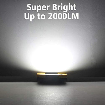 AUMIO 2-Pack Rechargeable COB LED Work Lights, Portable Flood Light