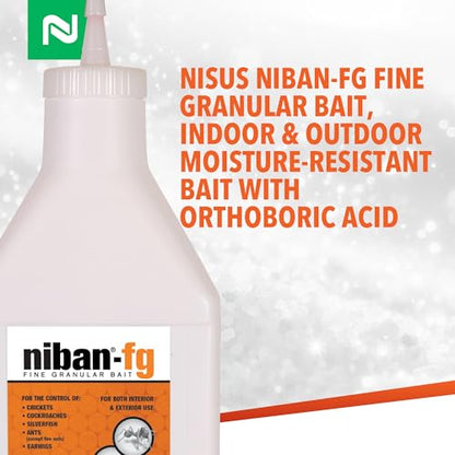 Nisus NiBan-FG Fine Granular Bait, Indoor & Outdoor, 1 lb - size: 1 Lbs