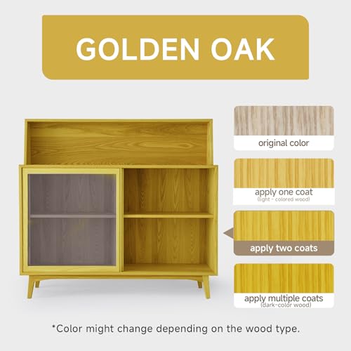 16 Oz Wood Stain and Sealer in One, Golden Oak, with Tools - color: Golden Oak, size: 16 FL.OZ