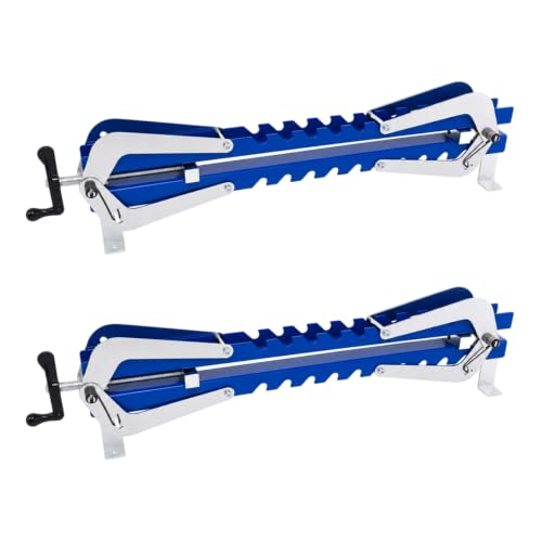 24 Inch Panel Clamp 4-Way Pressure Parallel Clamps (2 Pack Blue) - size: 2-24inch