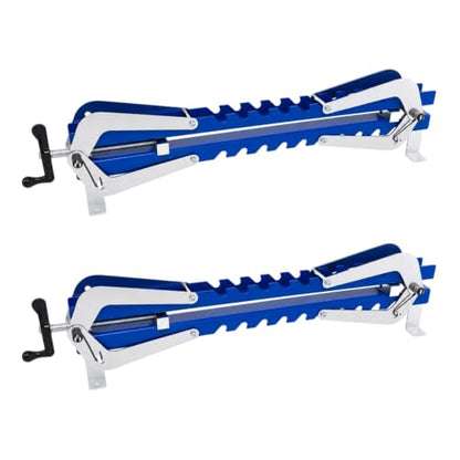 24 Inch Panel Clamp 4-Way Pressure Parallel Clamps (2 Pack Blue) - size: 2-24inch