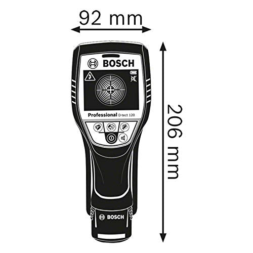 Bosch D-tect 120 Wallscanner Professional Wall and Floor Detection Scanner The Intuitive Radar Scanner for All Materials