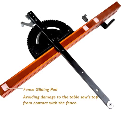 O'SKOOL Miter Gauge for Table Saw with 22-36 in Extension Fence
