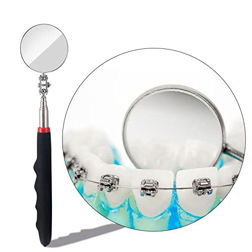 4PCS Telescoping Inspection Mirror LED Lighted Inspection Mirror