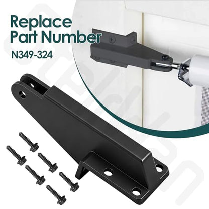 N349-324 Black Plastic Replacement Post Jamb Bracket