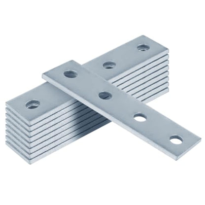 heneng 9 Pack Strut Flat Plate Hardware for 1-5/8" Strut Channel,7-1/4"L - size: Length:7-1/4"