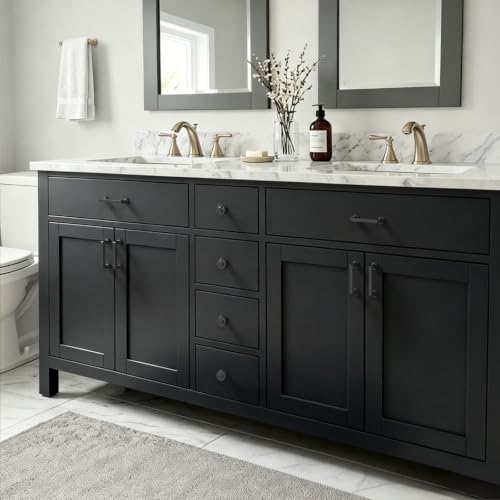 10 Pack 3 Inch(76mm) Matte Black Cabinet Pulls, Kitchen Hardware - color: Matte Black, size: 3" Hole Center