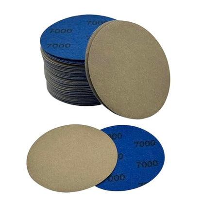 3 Inch Sanding Discs, 50pcs Premium 7000 Grit Silicon Carbide Sandpaper - style: Grit 7000
