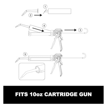 Albion Engineering Company 935-1(3 Pack) Angle Shot Plastic Nozzle for 1/10 Gallon Cartridges, Yellow, Pack of 3 - color: Yellow, size: Angle Shot Nozzle, style: Angle Shot Nozzle