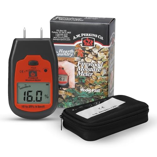 Woodeze Digital Wood Moisture Meter for Firewood, Humidity Tester
