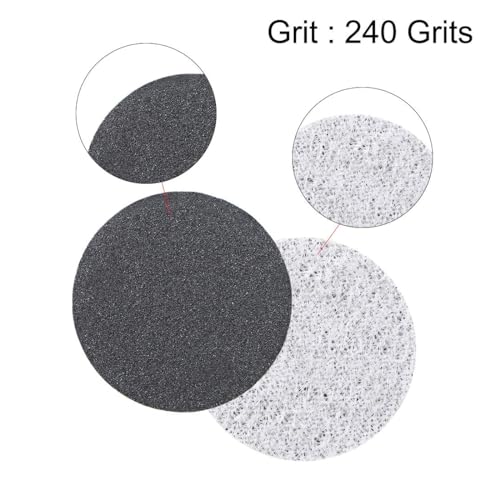 1-Inch Wet or Dry Sandpaper Sanding Paper disc Sanding Discs 240 Grit 100 Pcs - size: 100Pcs 1-inch 240 Grit