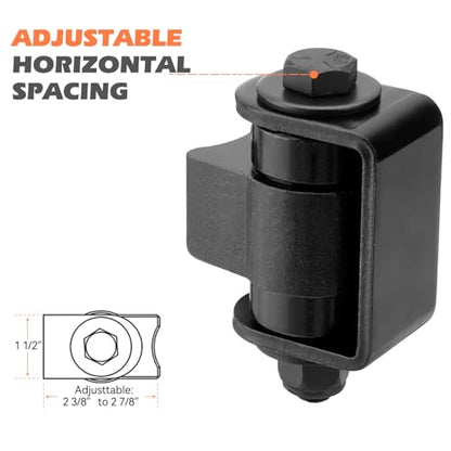 SPARKWHIZ Heavy Duty Weld-on Gate Hinges, 4 Pack