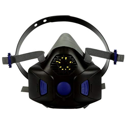 3M Reusable Respirator HF-802SD, Secure Click Half Face Respirator, Medium - style: Medium