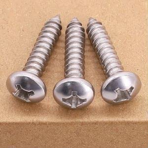 #14 x 1/2" Phillips Pan Head Sheet Metal Screws 304 Stainless Steel 30Pcs - size: #14 x 1/2