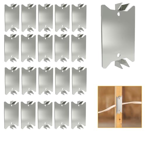 Nail Plates for Wood Studs, 1.5 x 2.5 Inch Sharp Pointed Prongs, Cable Wire Protector Plate, Anti-Nail Protection Plate Shield, Protecting Plumbing and Wiring (2.5in-200pcs) - color: 2.5in-200pcs