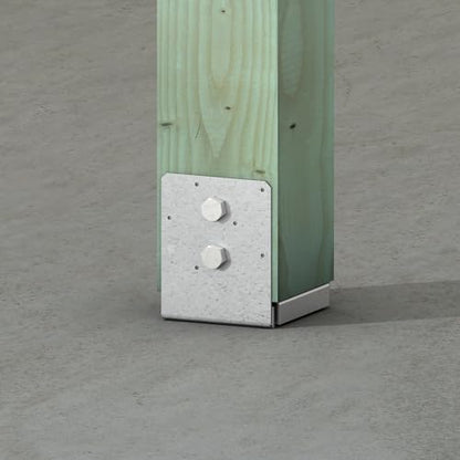 Simpson Strong-Tie ABU66Z ABU ZMAX Galvanized Adjustable Standoff Post Base for 6x6 - size: 1 Each
