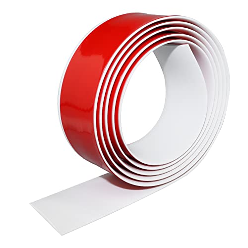 FONUNO Vinyl Floor Transition Strip Self Adhesive Threshold Strip - color: White, size: 2 Inch x 3.3 Feet