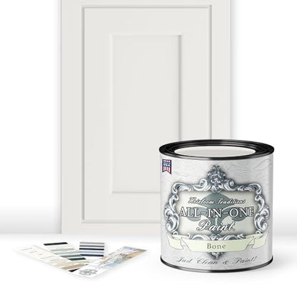 ALL-IN-ONE Paint by Heirloom Traditions, Bone, Quart - color: Bone, size: 32 Fl Oz (Pack of 1)