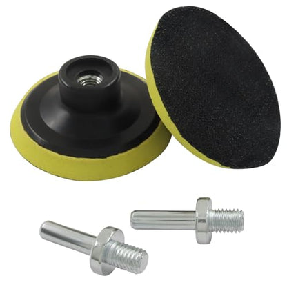 3 Inch Hook & Loop Sanding Backing Pads, 2 Pack - size: 3 Inch