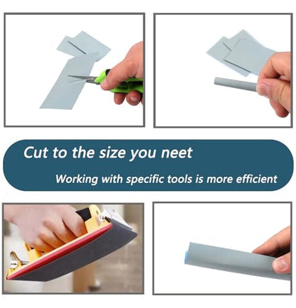 20Pcs 9 x 3.6 Inchs 7000 Grit Wet and Dry Handmade Universal Sanding Sheets, Suitable for Woodworking Furniture/Automobiles/Metal/Lacquer Polishing Sandpaper - style: 7000 Grit