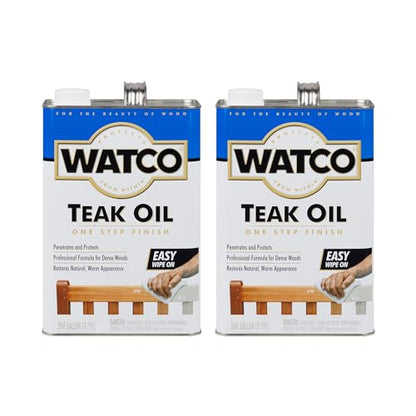 Watco Teak Oil Finish - size: 128 oz (Pack of 2)