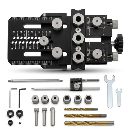 Tool Dowel Jig Kit Self Centering Doweling Jig Woodworking Joinery