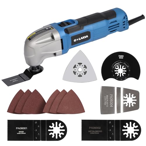 Oscillating Multi Tool Corded 1.5A with 12 Pcs Accessories Kit