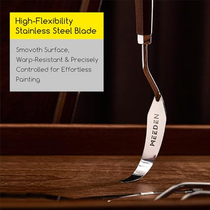 MEEDEN Artist Stainless Steel Palette Knife: 8.78" Flexible Art Knife, #10 - style: #10