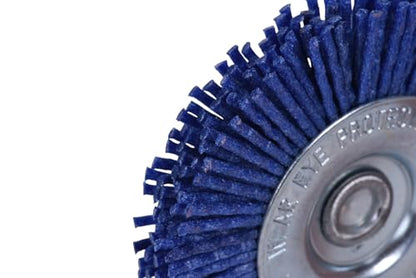 Century Drill & Tool 77433 Nylon Abrasive Radial Brush, 3", Fine - size: 3" Fine