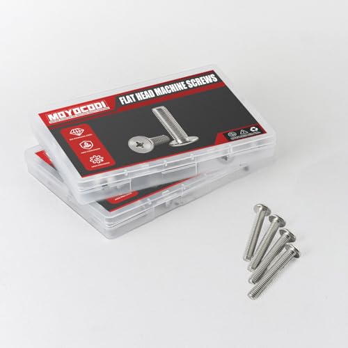 M2 x 12mm(50 Pack) Flat Round Head Screws 304 Stainless Steel Phillips Drive Machine Screws Hardware Fastener for Furniture Connection - size: M2 x 12