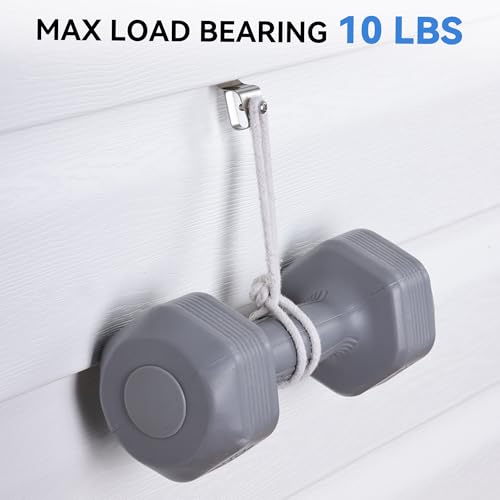 HUXOR Vinyl Siding Hooks with Screws, Siding Clips for Hanging, 15 Pack - size: 15 Pack