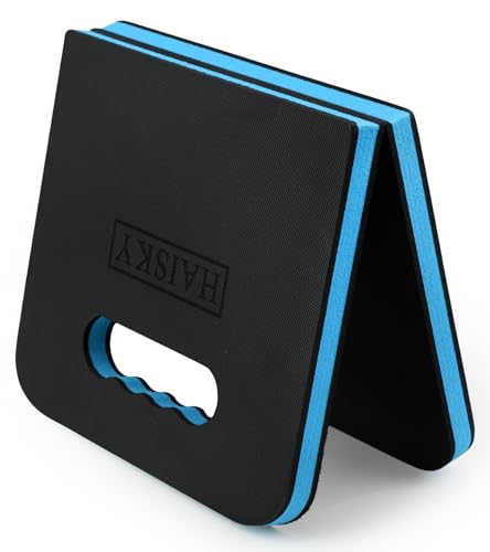 Foldable Extra Thick Kneeling pad, 1 Pack, Blue,20.4x11.8 in - color: Blue & Black