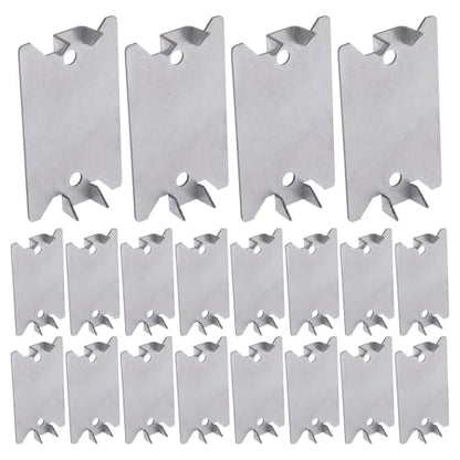 20pcs Nail Plates Electrical Cable Protector for Wood Studs, 2.5 X 1.5 Inch Nail Plate for Protection Plumbing and Wiring - size: 2.5 X 1.5 Inch (20pcs)