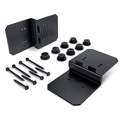 OZCO Ironwood Post to Beam Connector, 6in, 2 Pack, Black