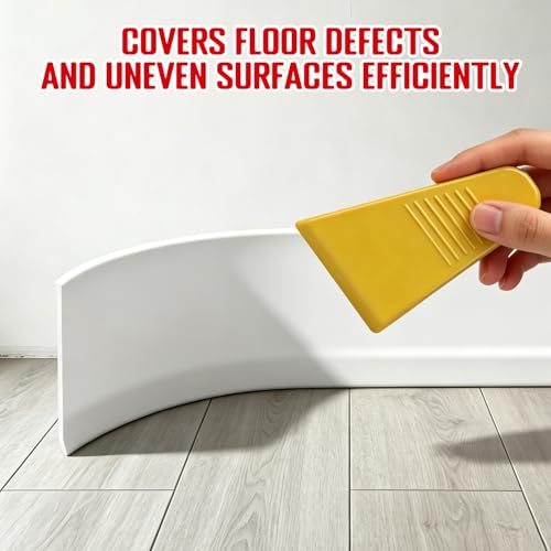 Self-Adhesive Flexible Molding Trim,Vinyl,Stick Wall,White,2.79inX20ft - color: White (2.79inX20ft)
