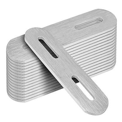 16 Pcs 3-3/4" Slotted Mending Plate,Adjustable Straight Brace - size: 3-3/4"